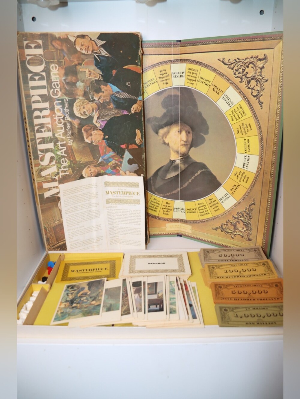 1970 Masterpiece The Art Auction Game